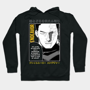 Endeavor Manga fanart Hoodie